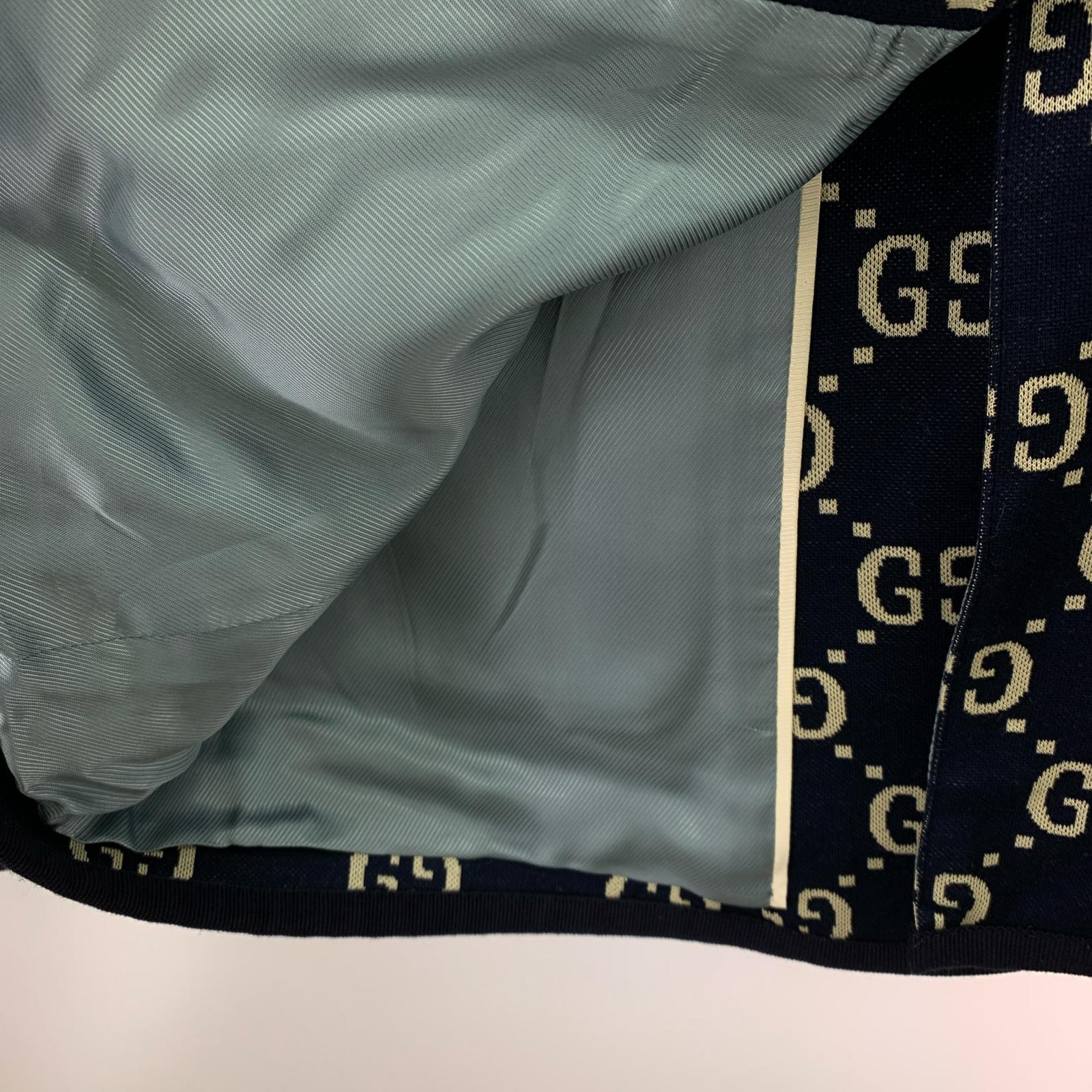 18AW GG Jacquard Jacket 50 ネイビー