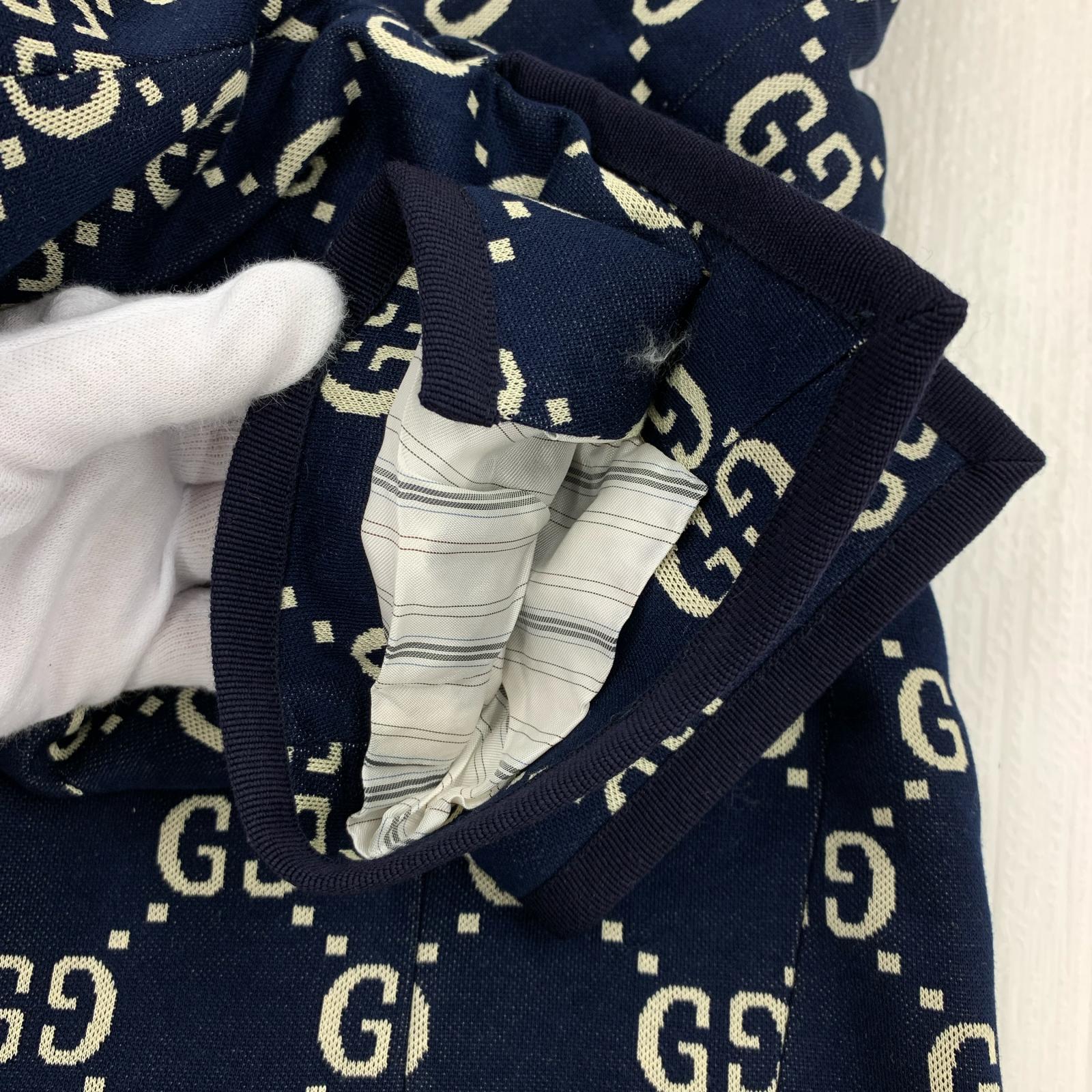 18AW GG Jacquard Jacket 50 ネイビー
