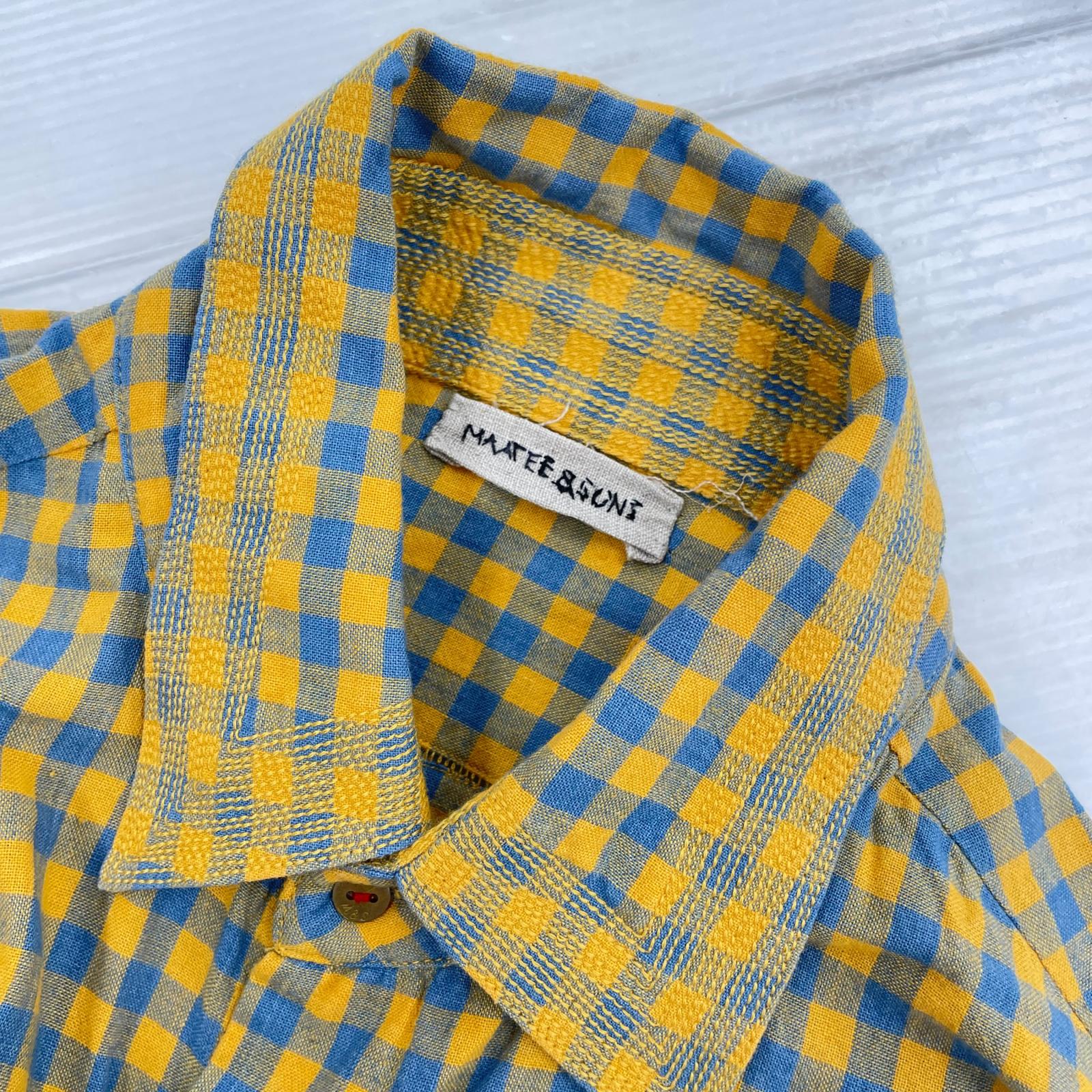 長袖シャツ GUPTA KHADI COTTON CHECK 2 イエロー 2 イエロー