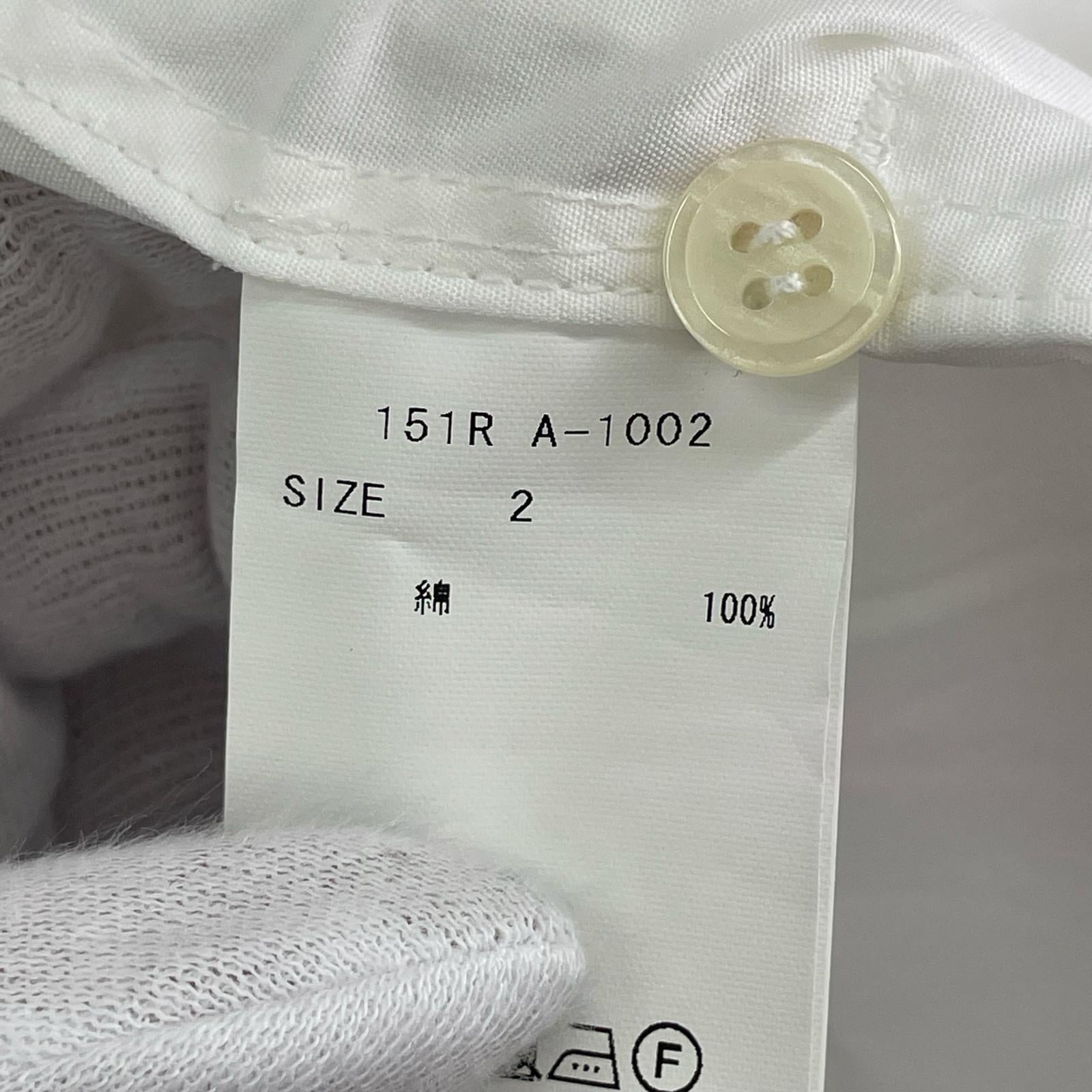 長袖シャツ MASNOU DESIGN LSShirt 2 ホワイト 2 ホワイト