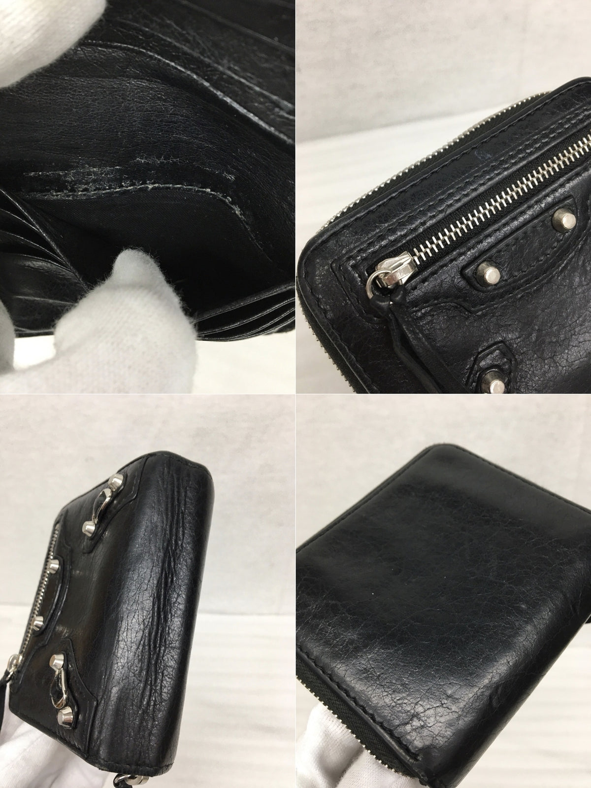 CLASSIC BILLFOLD ZIP ﾌﾞﾗｯｸ