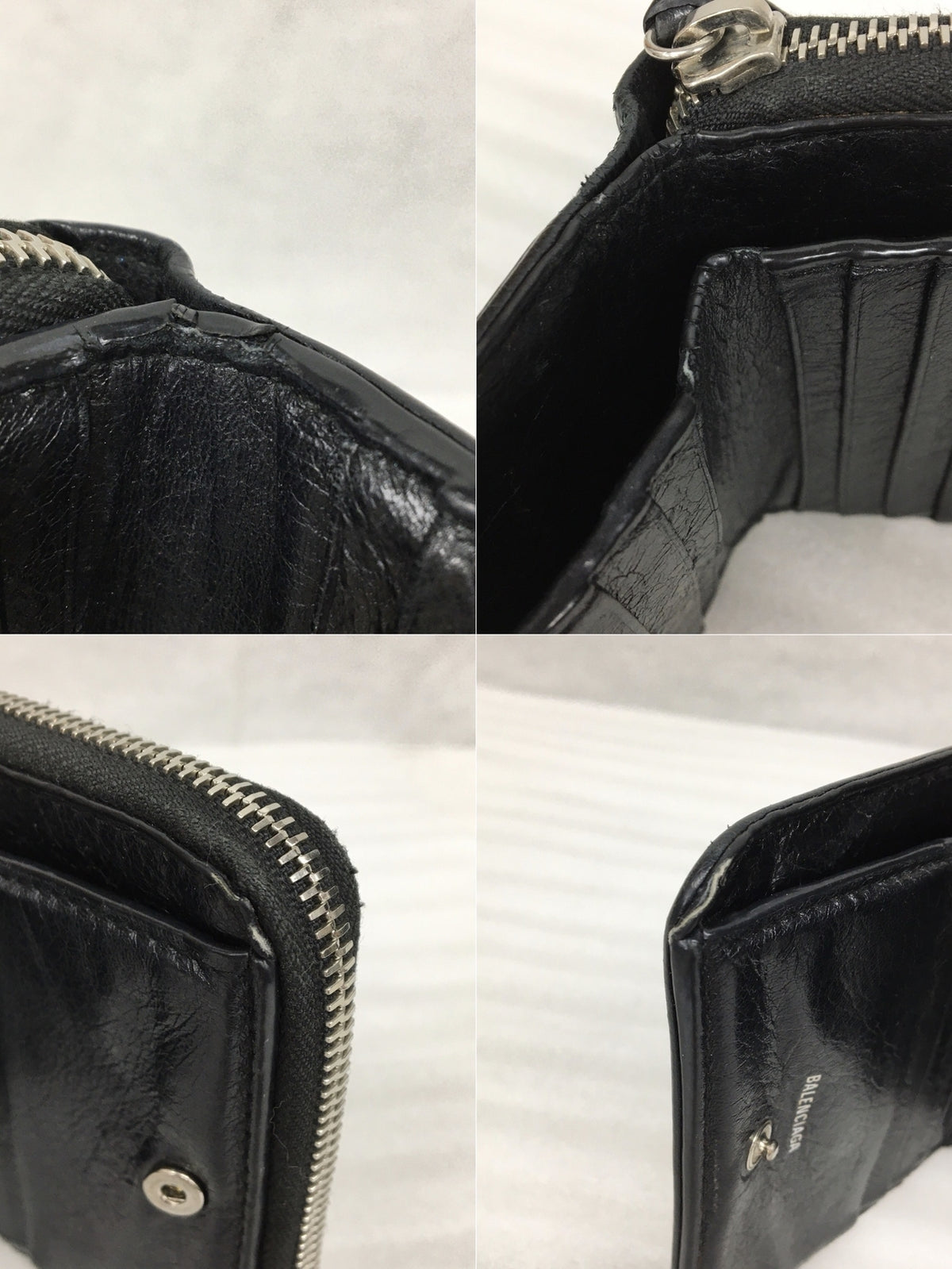 CLASSIC BILLFOLD ZIP ﾌﾞﾗｯｸ