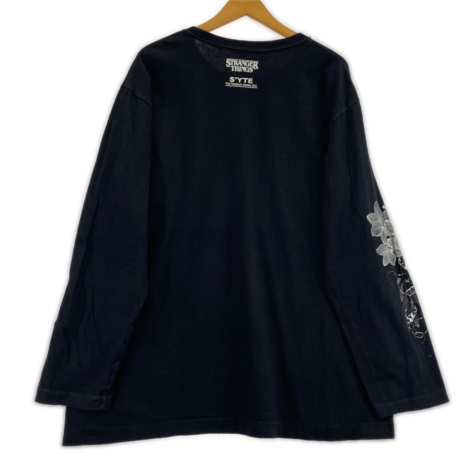 長袖Ｔシャツ S'YTE×STRANGER THINGS L/S Tee ブラック