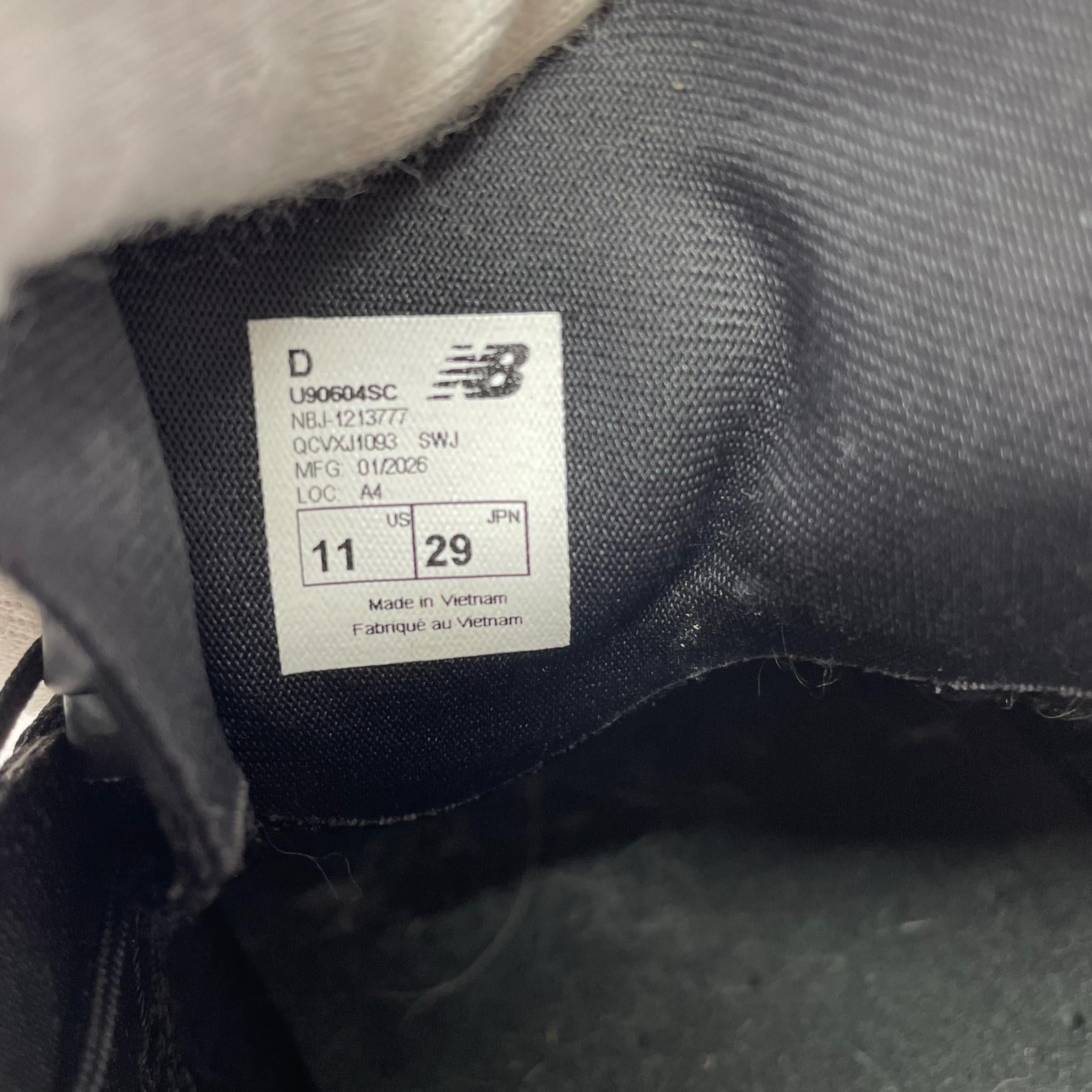 シューズ U90604SC 黒(29.0) 29cm (US11 UK10 1/2 EU48) ブラック