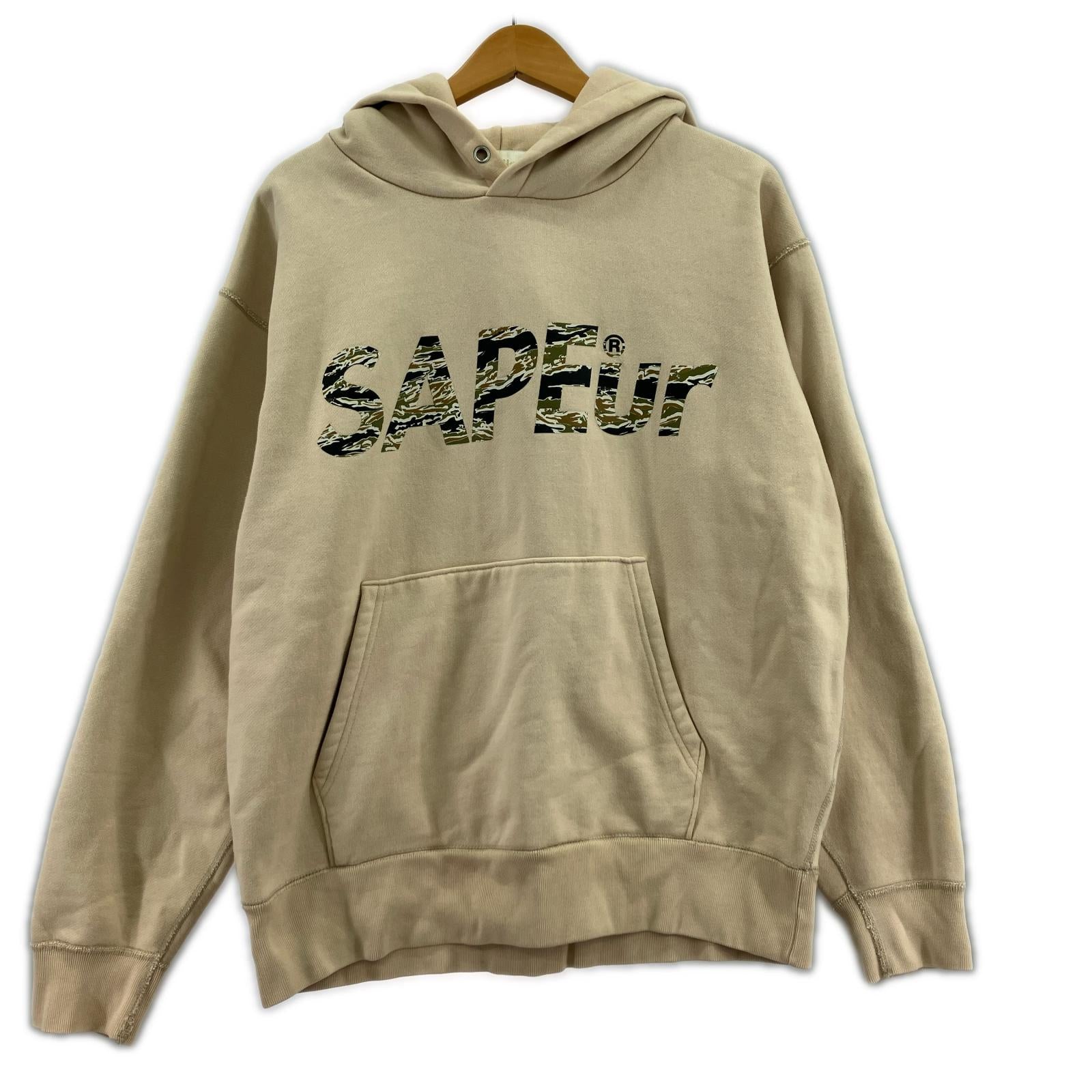 パーカー カモロゴ (L) ベージュ L ベージュ
