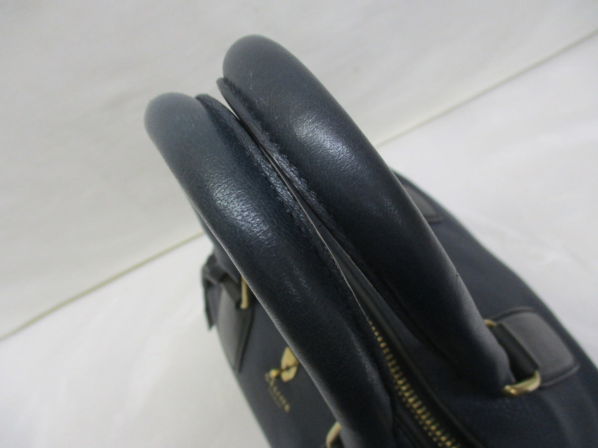 CELINE フィービー スモール ボウリングバッグ　ネイビー