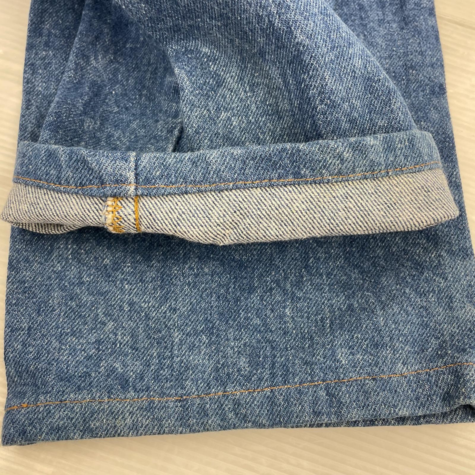 デニムパンツ 90s USA製 Lot505 34 ブルー