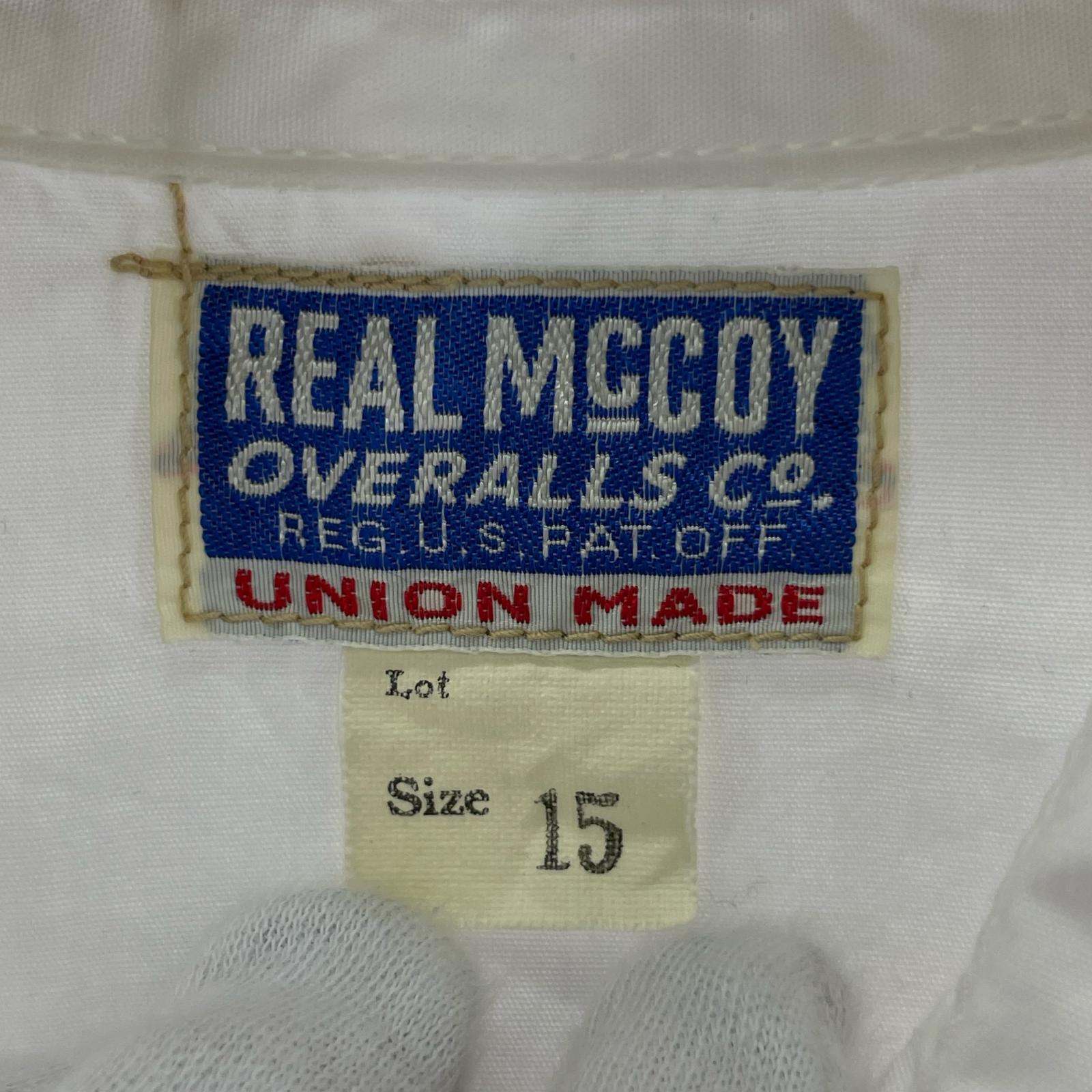 長袖シャツ L/S ウエスタンシャツ コットン ホワイト SIZE:15 ホワイト