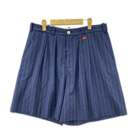 ショートパンツ Late Checkout ピンストライプショーツ M ネイビー M