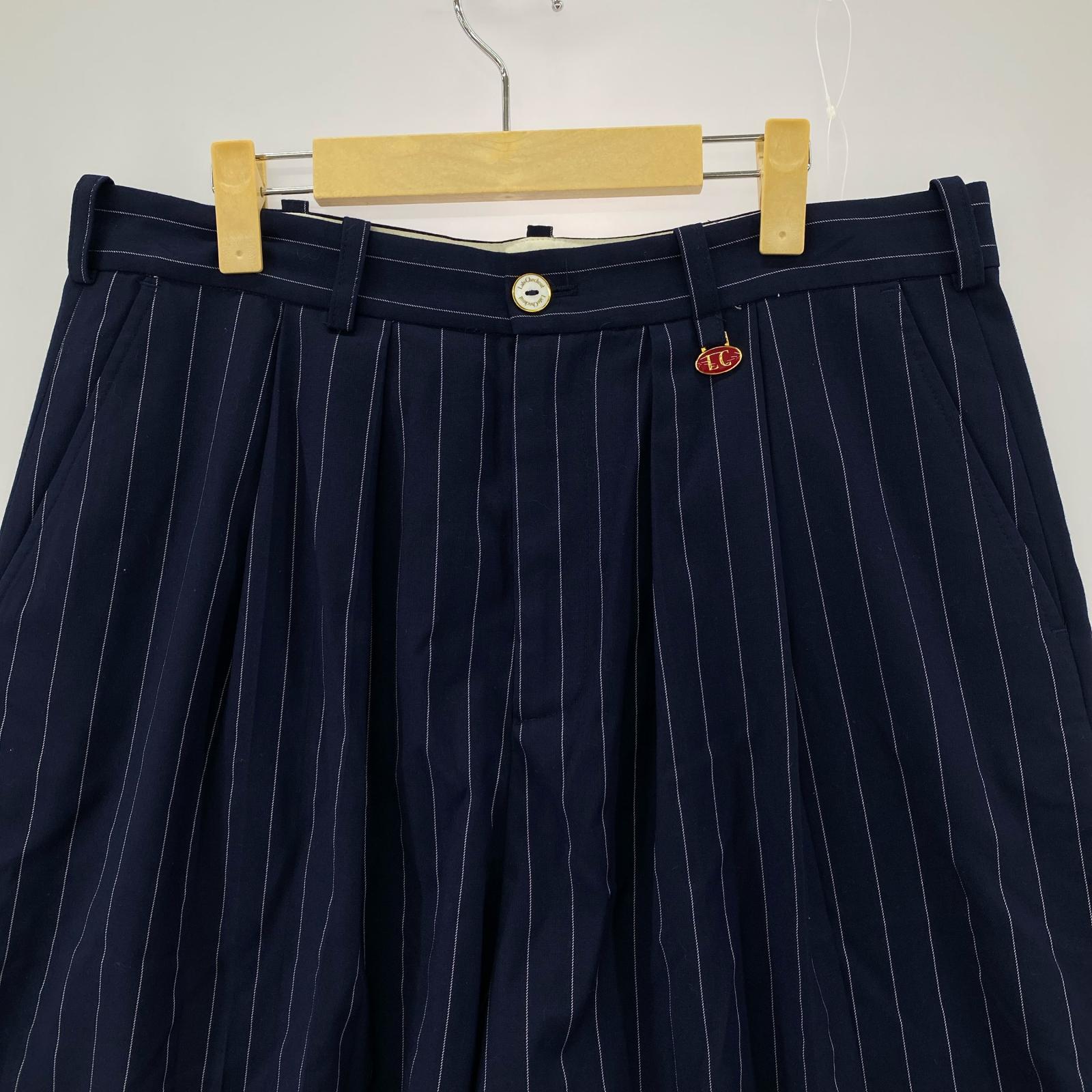 ショートパンツ Late Checkout ピンストライプショーツ M ネイビー M