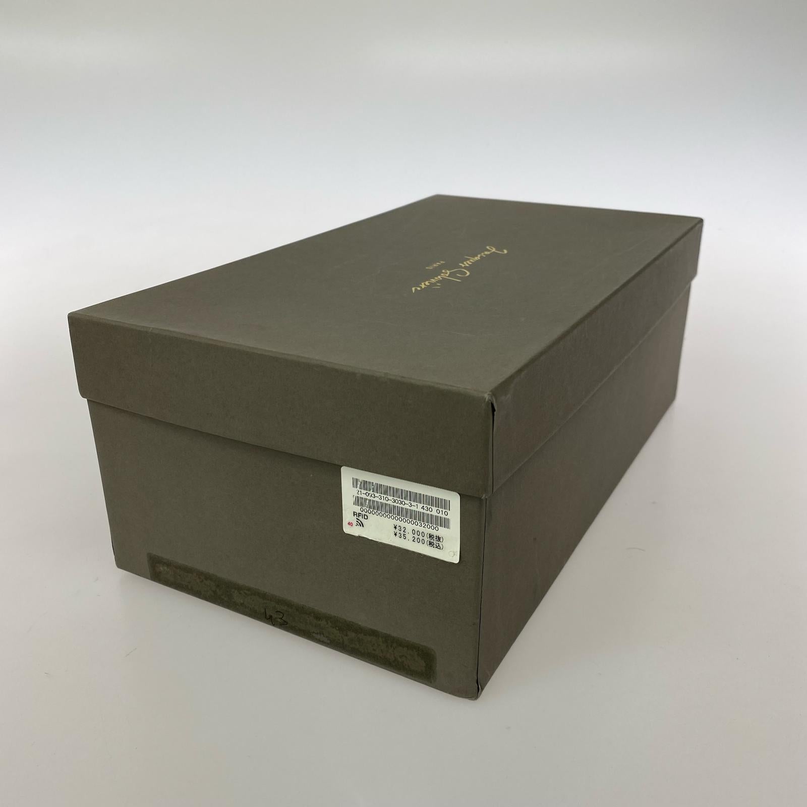 シューズ Jacques Soloviere GRAINED CALF WHITE MATTHIEU マチュー フラットシューズ 43 ホワイト