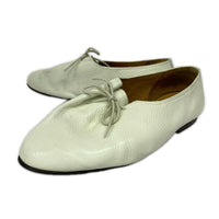 シューズ Jacques Soloviere GRAINED CALF WHITE MATTHIEU マチュー フラットシューズ 43 ホワイト