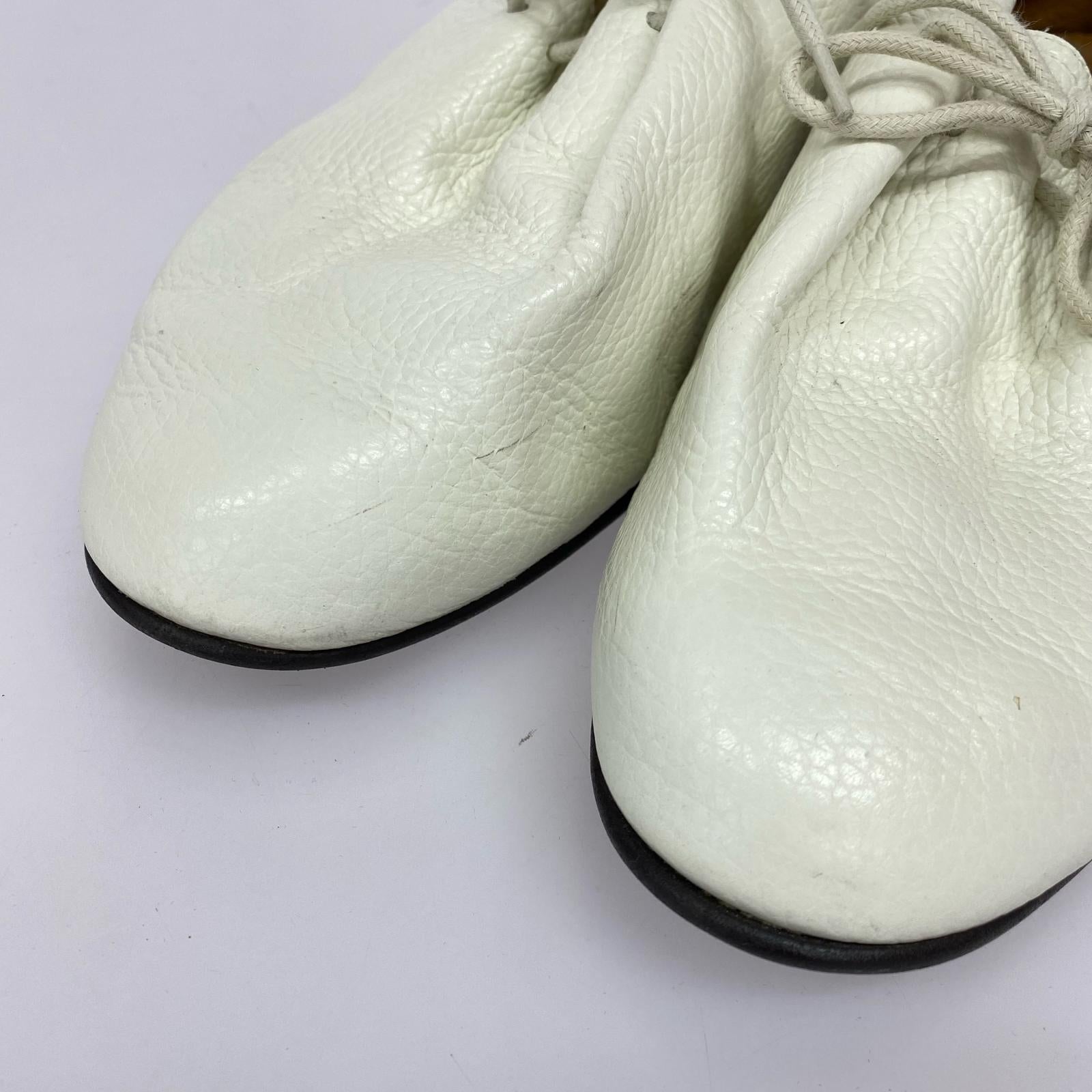 シューズ Jacques Soloviere GRAINED CALF WHITE MATTHIEU マチュー フラットシューズ 43 ホワイト