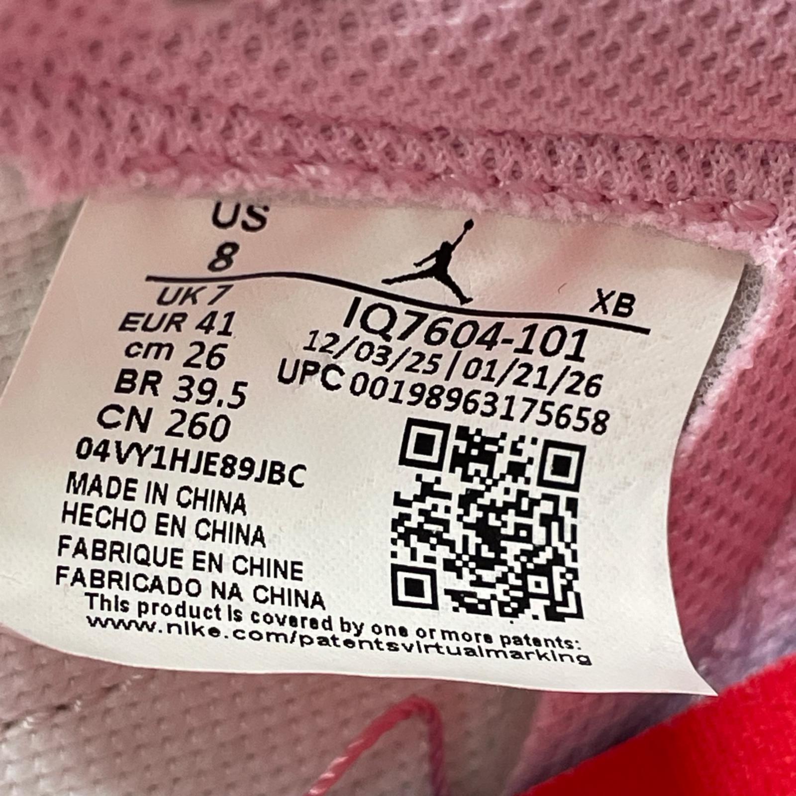スニーカー AIR JORDAN 1 LOW TRAVIS SCOTT 26.0cm 26cm (US8 UK7 1/2 EU42) ピンク