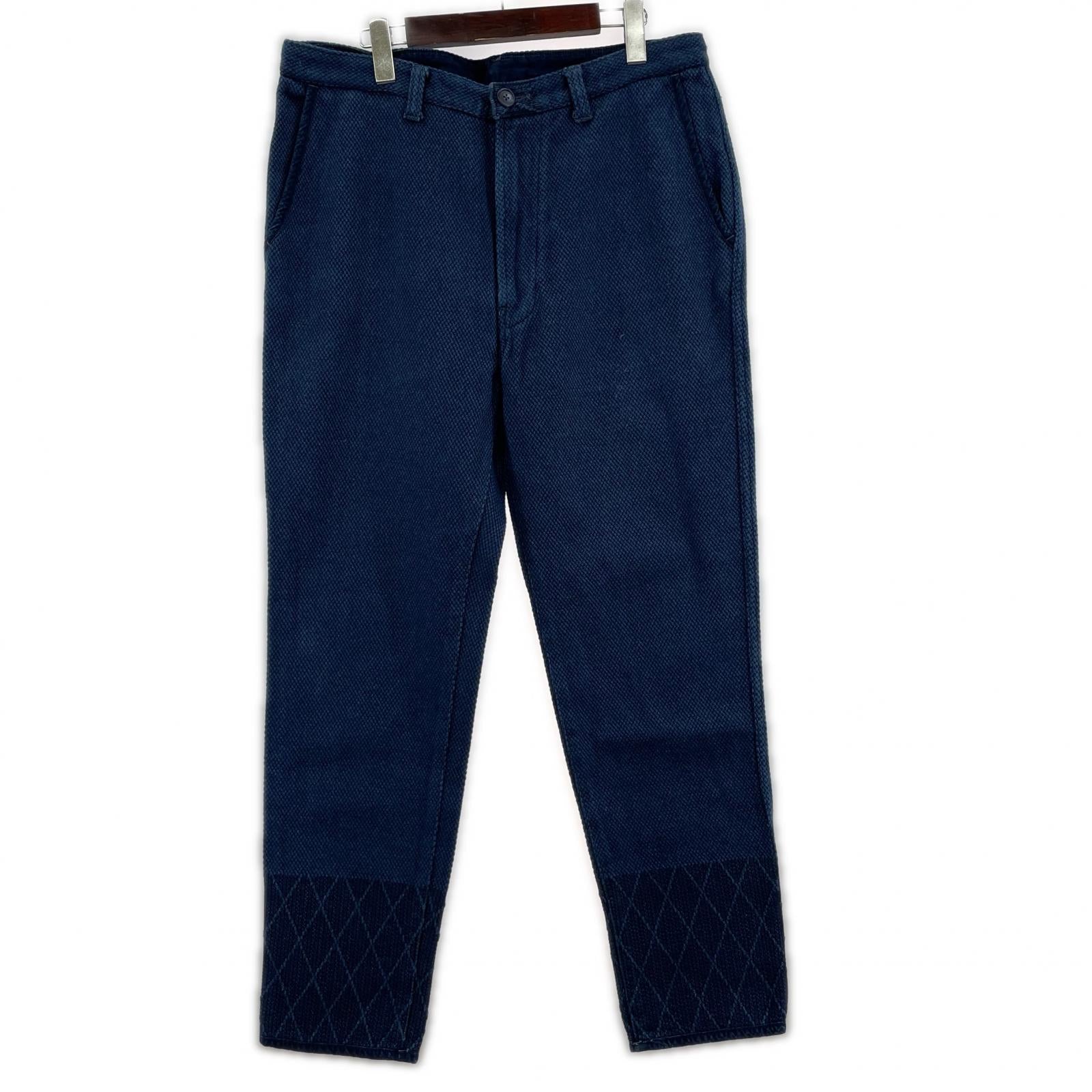 パンツ KENDO CROPPED SLIM PANTS インディゴ (XL)