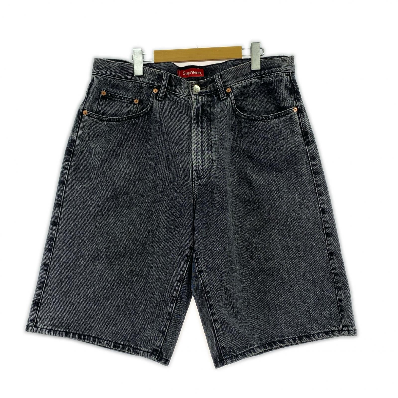 ショートパンツ Baggy Denim Short "Washed Black" (23SS) ブラック