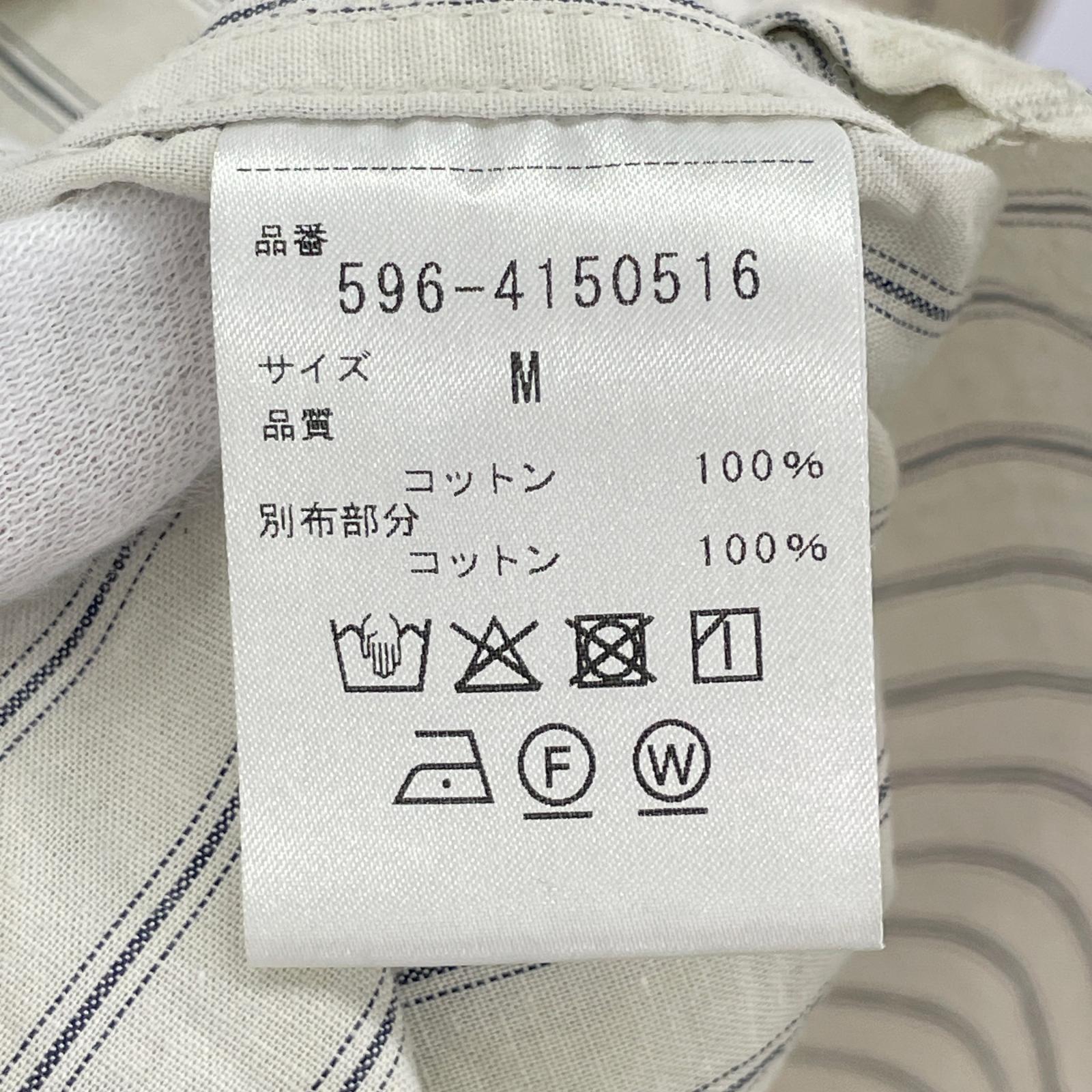 長袖シャツ 24SS STRIPE COTTON SHIRT M ストライプ M