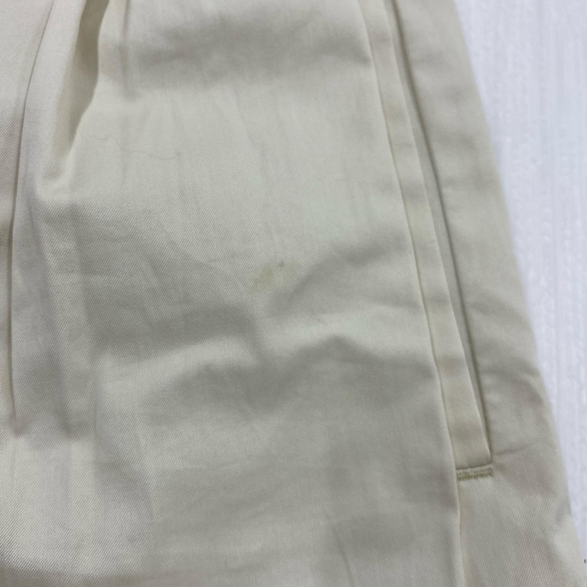 パンツ EASY PLEATED PANTS 44 ベージュ 44 ベージュ