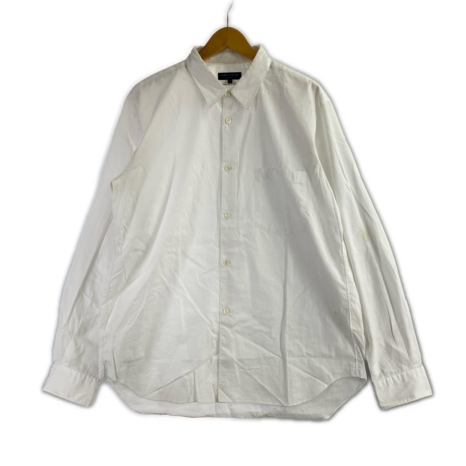 長袖シャツ 19AW HOMME PLUS M ホワイト M ホワイト