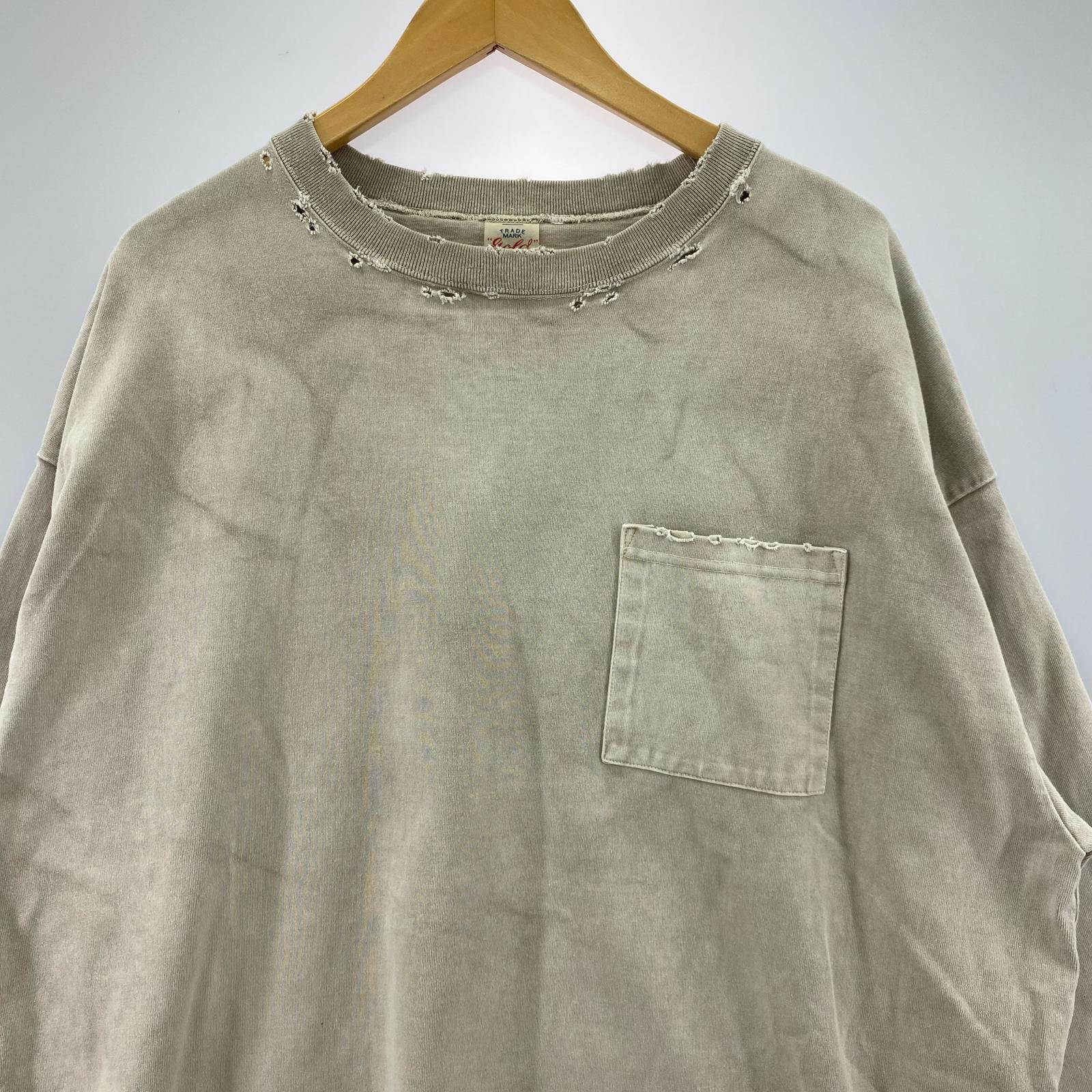 スウェット gold　ダメージ加工 M ベージュ