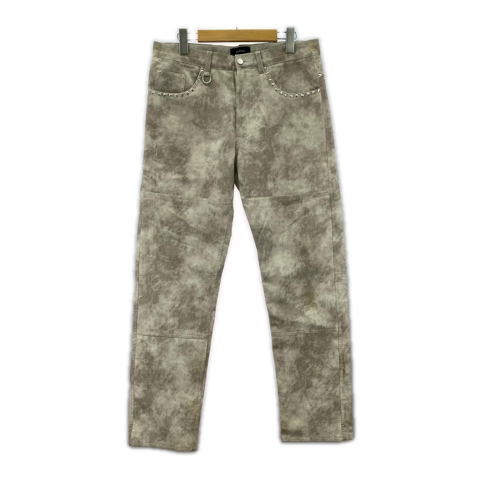 パンツ SHINE STUDS 5 POCKET PANTS グレー（W33）