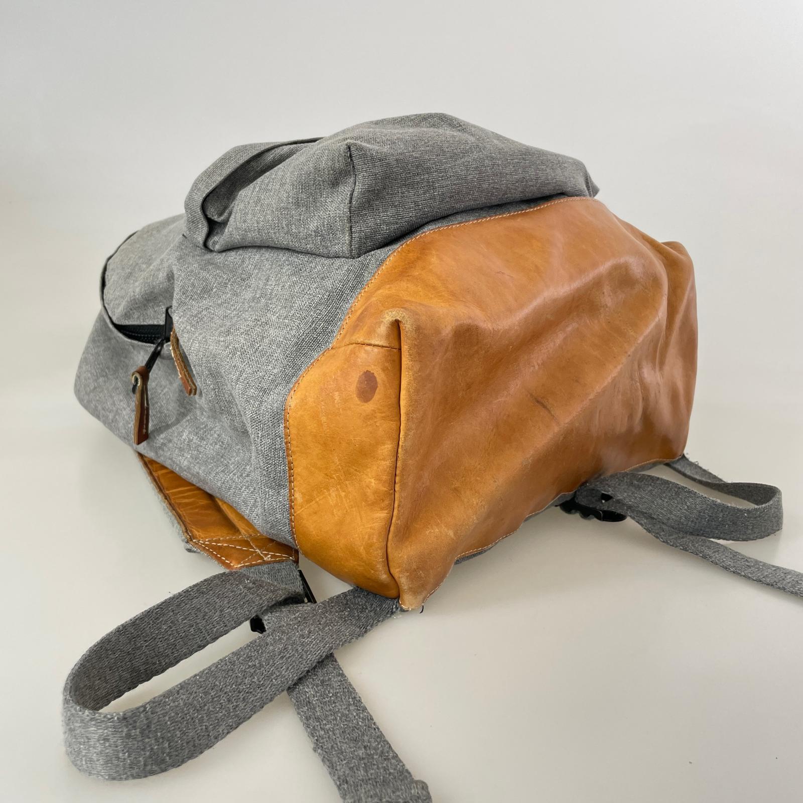 リュック・デイパック ×A.P.C 異素材 レザー リュックサック グレー グレー