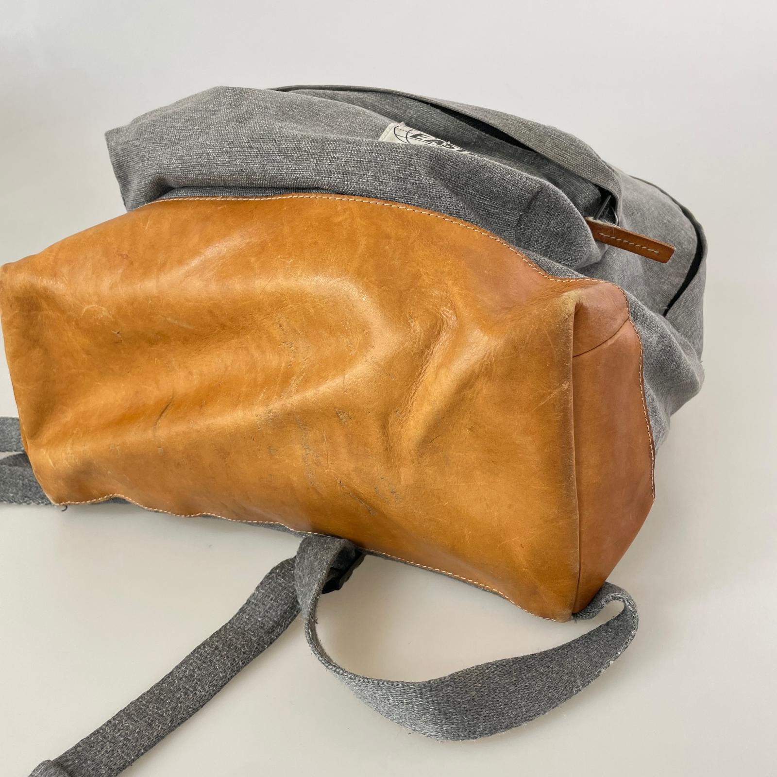 リュック・デイパック ×A.P.C 異素材 レザー リュックサック グレー グレー