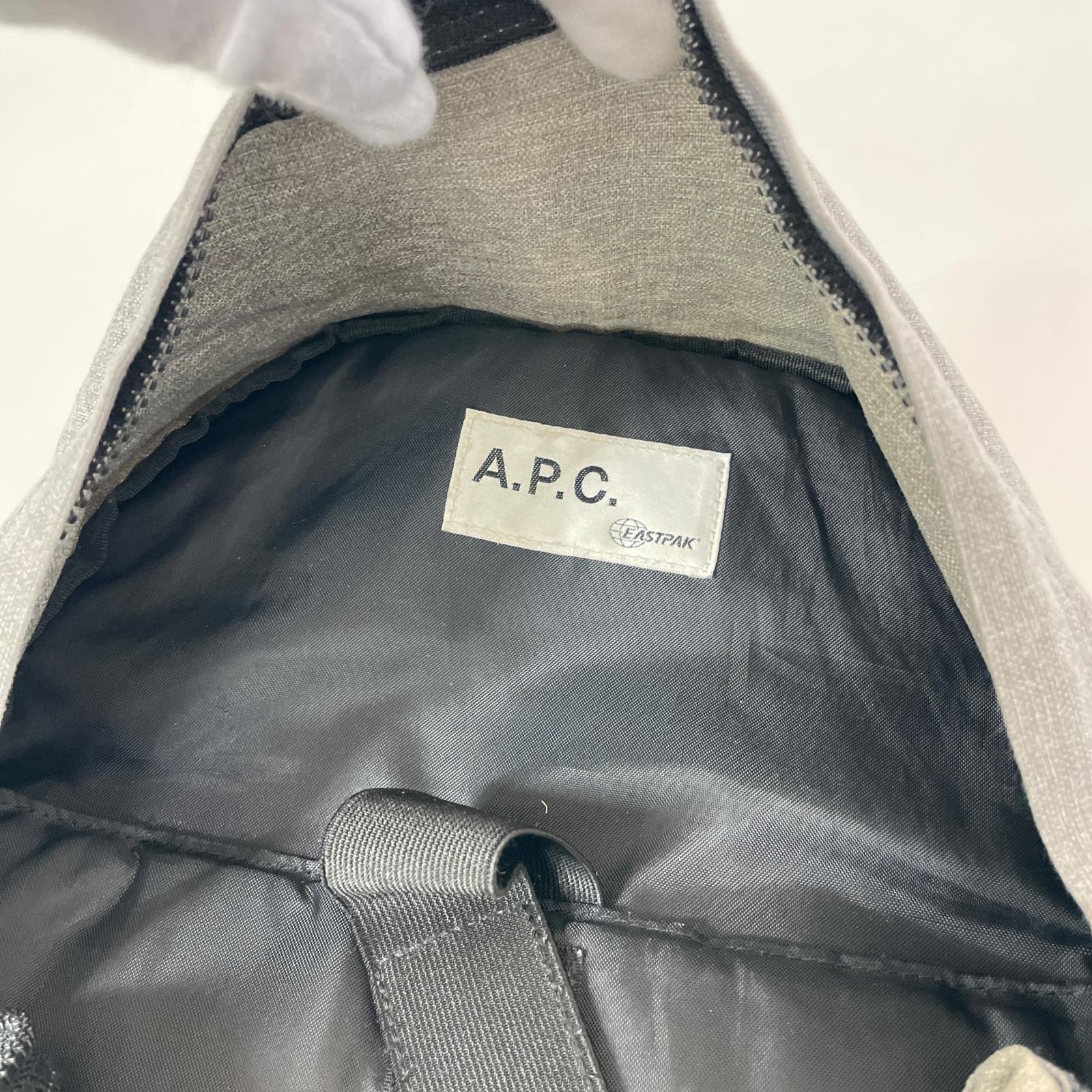 リュック・デイパック ×A.P.C 異素材 レザー リュックサック グレー グレー