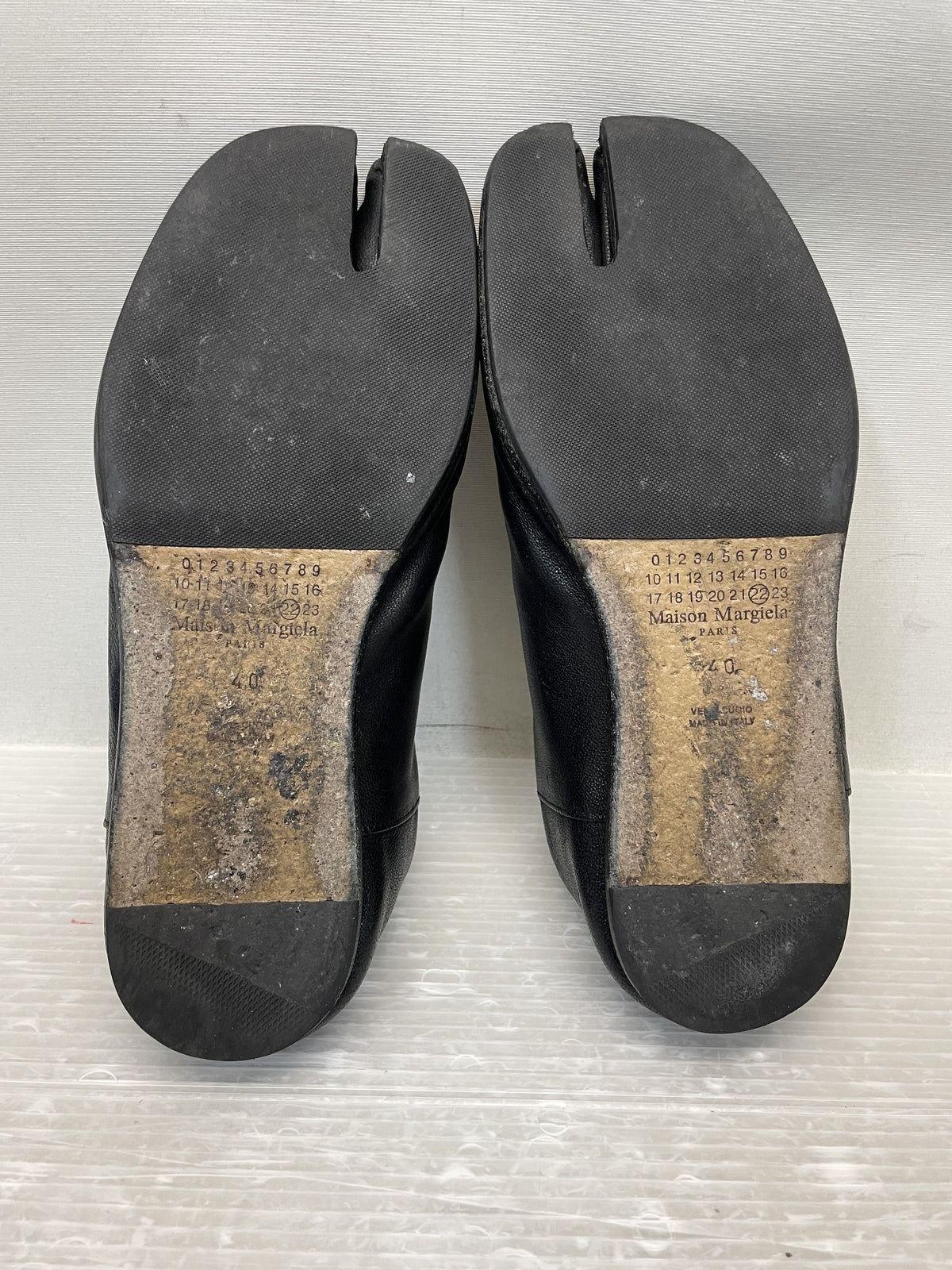 シューズ MAISON MARGIELA TABI BABOUCHE 足袋バブーシュ 40(約25cm) ブラック