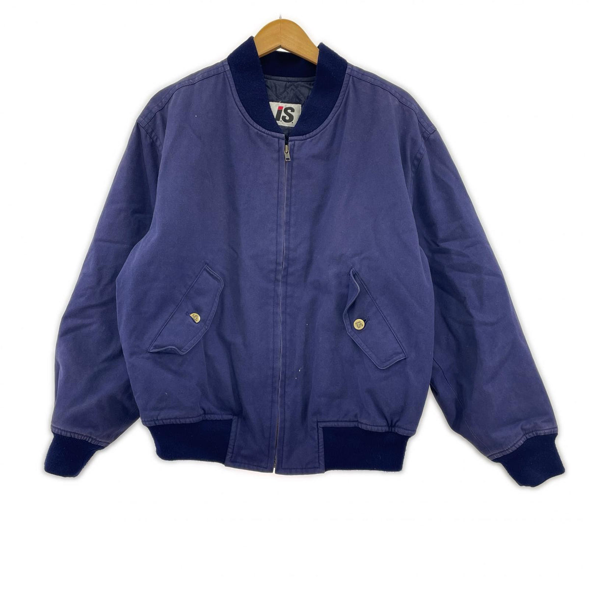 ジャケット I.S SPORT ﾎﾞﾝﾊﾞｰｼﾞｬｹｯﾄ ﾈｲﾋﾞｰ M ネイビー