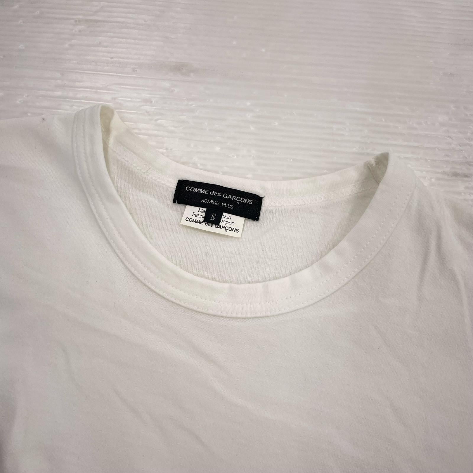 半袖Ｔシャツ HOMME PLUS 花 白2012 S S ホワイト