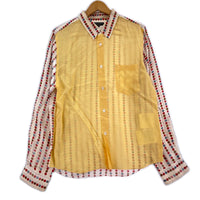 長袖シャツ HOMME PLUS 2001 PC-B054 M M イエロー