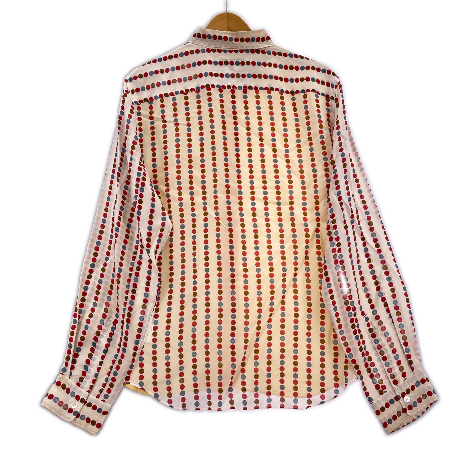 長袖シャツ HOMME PLUS 2001 PC-B054 M M イエロー