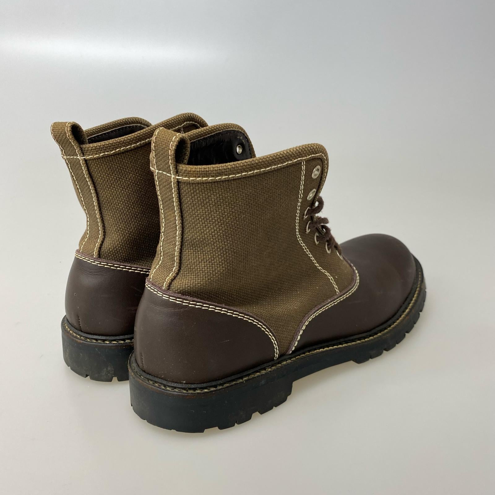 ブーツ レザー キャンパス コンバットブーツ カーキ 26 26 ブラウン