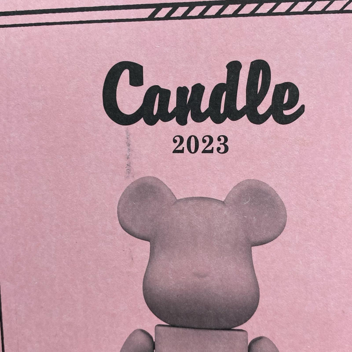 BE@RBRICK CANDLE 2023 400％ PINK フィギュア/グッズ