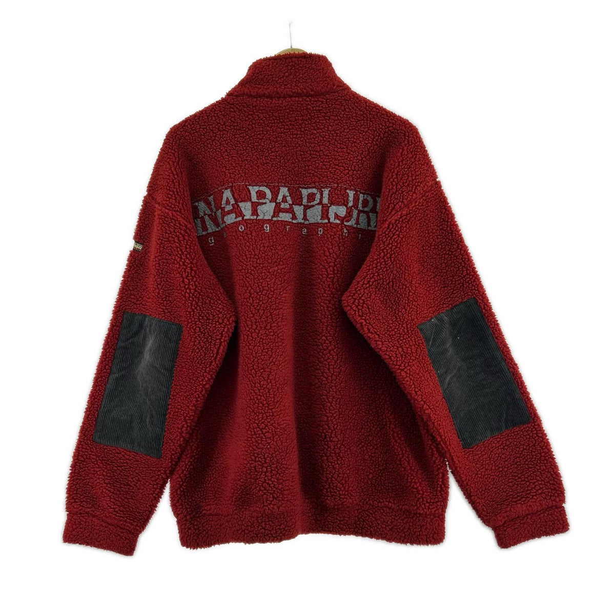 スウェット NAPAPIJRI ハーフジップフリース (L) 赤 L レッド