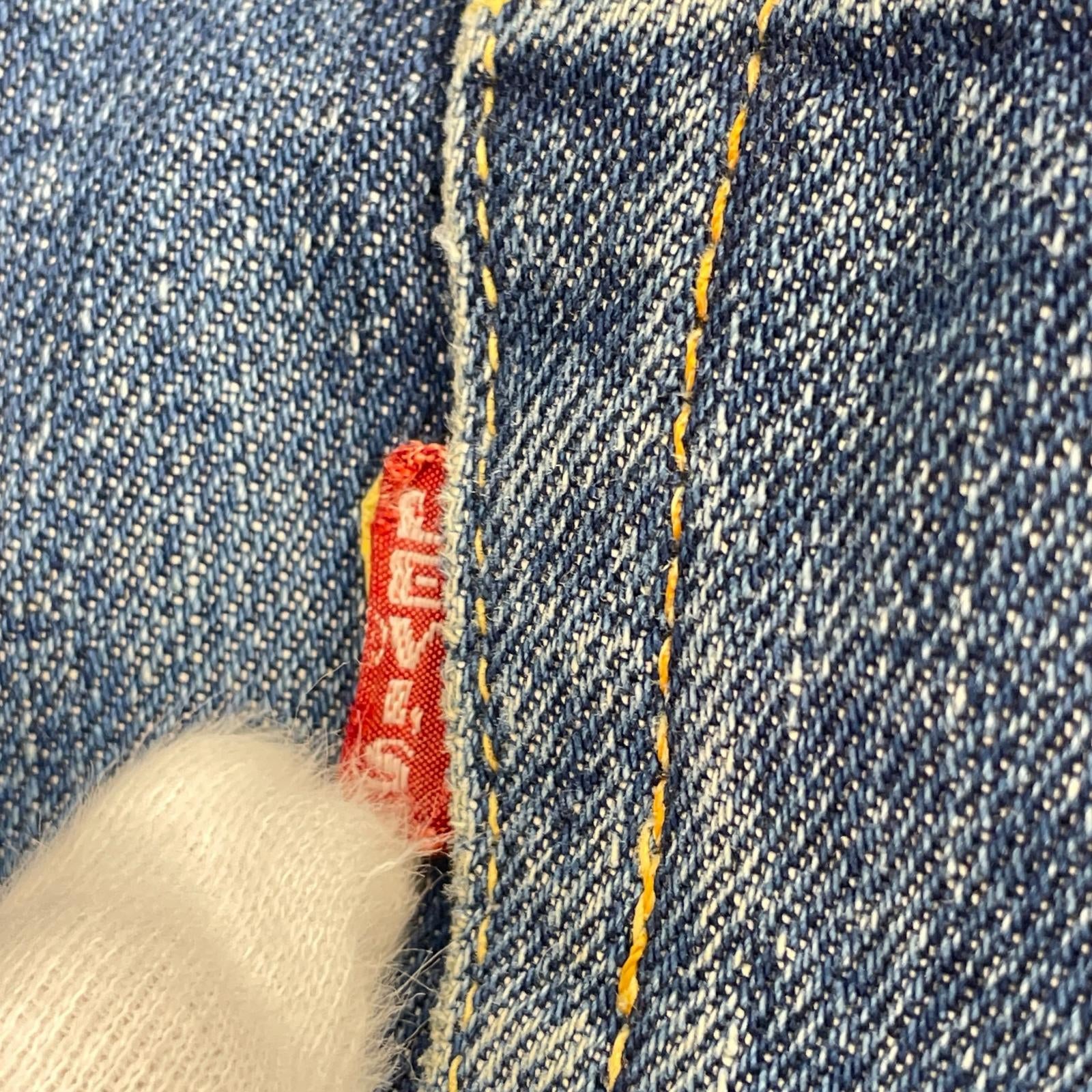 デニムパンツ 70s/501/66/BIGE ネイビー