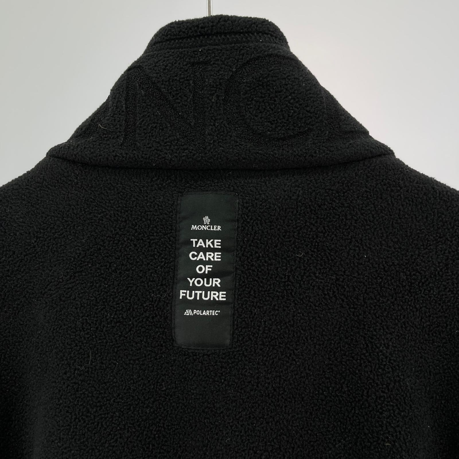 ジャケット 21AW MAGLIA CARDIGAN ハーフジップ フリース 黒 (L) L ブラック