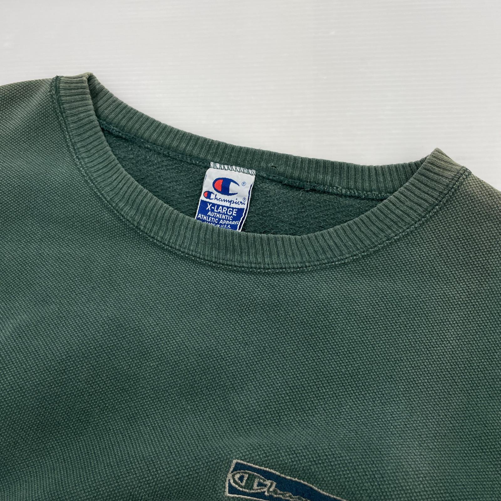 スウェット 90s/XL/グリーン/USA製 グリーン
