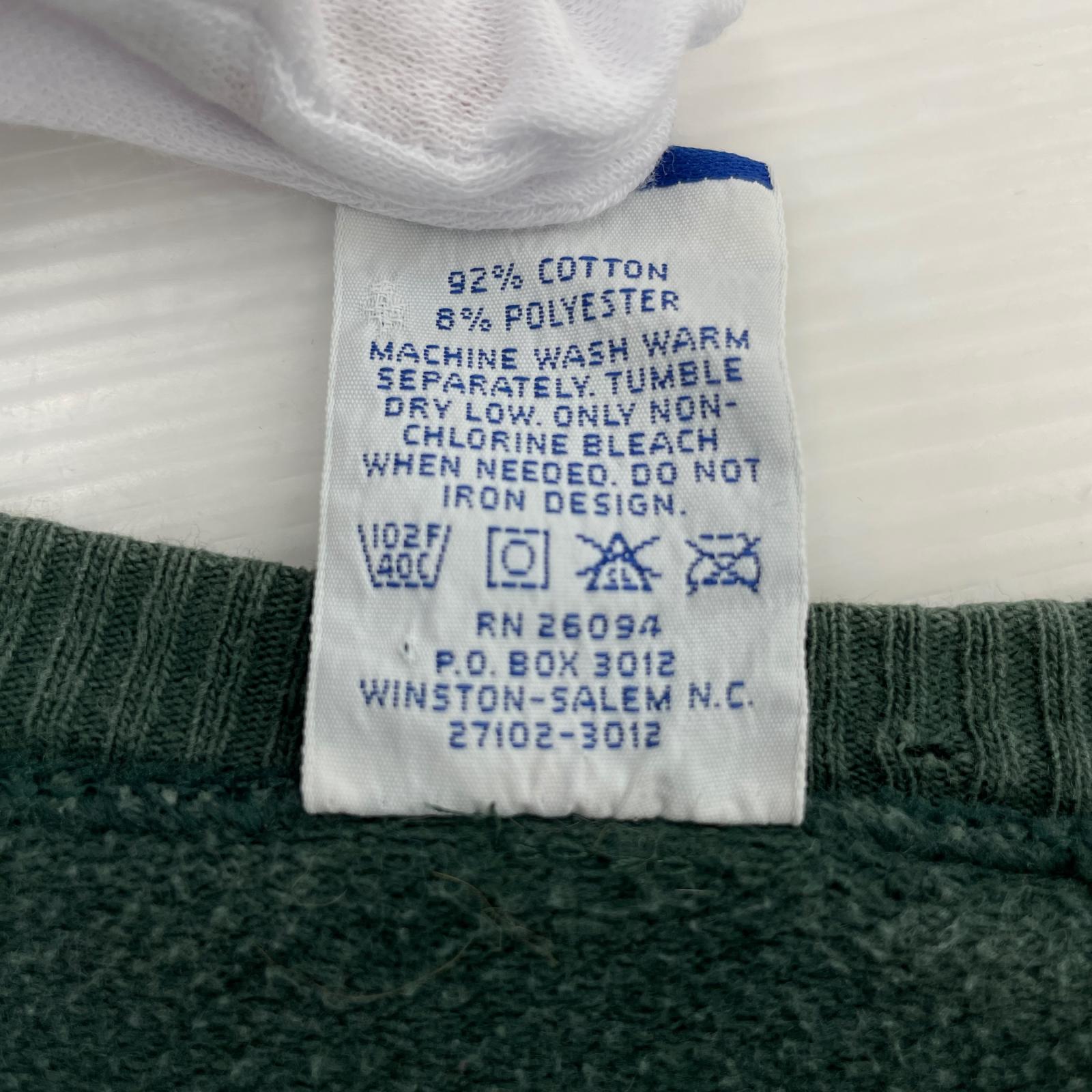 スウェット 90s/XL/グリーン/USA製 グリーン