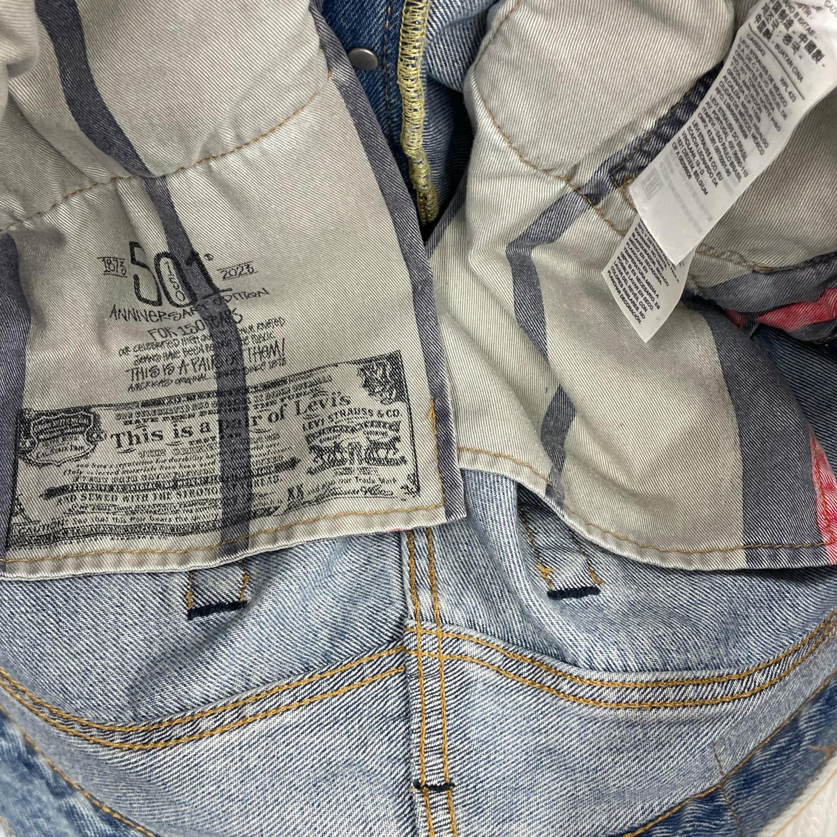 デニムパンツ ×Levi's EMBOSSED 501 W32 L32 32 ブルー