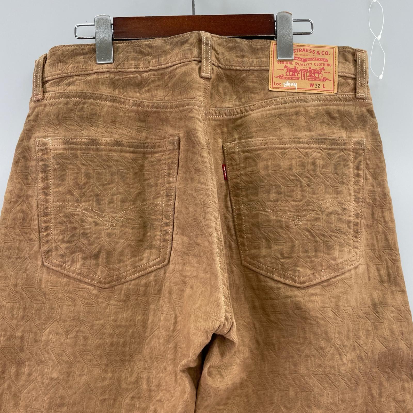 パンツ ×Levi's Dyed Jacquard Jeans BWN W32 32 ブラウン