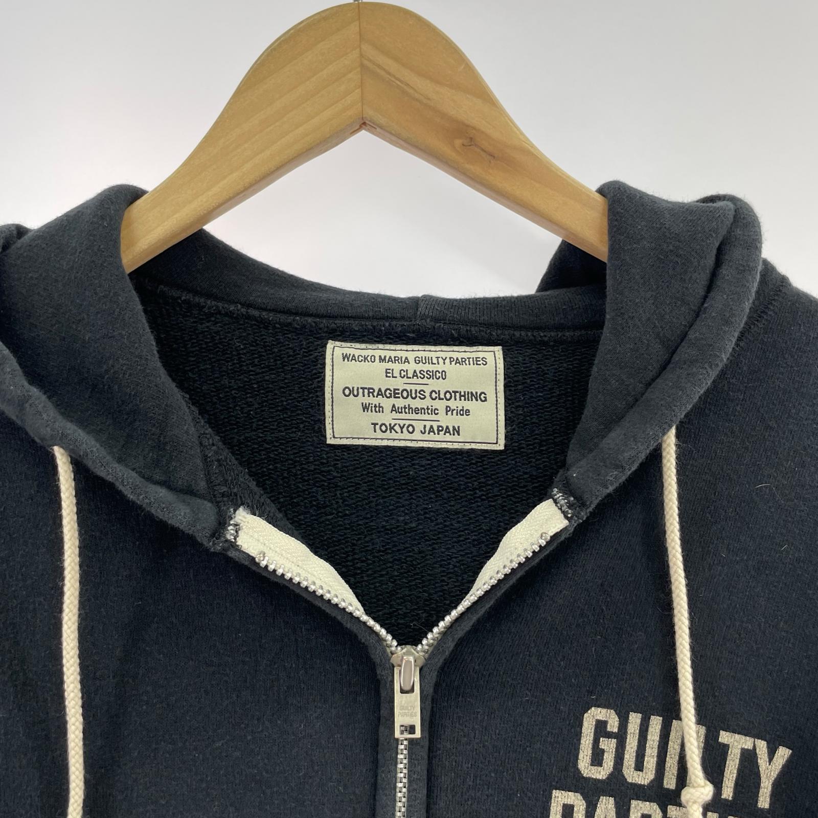 パーカー HE GUILTY PARTIES OUTRAGEOUS BLK M M ブラック