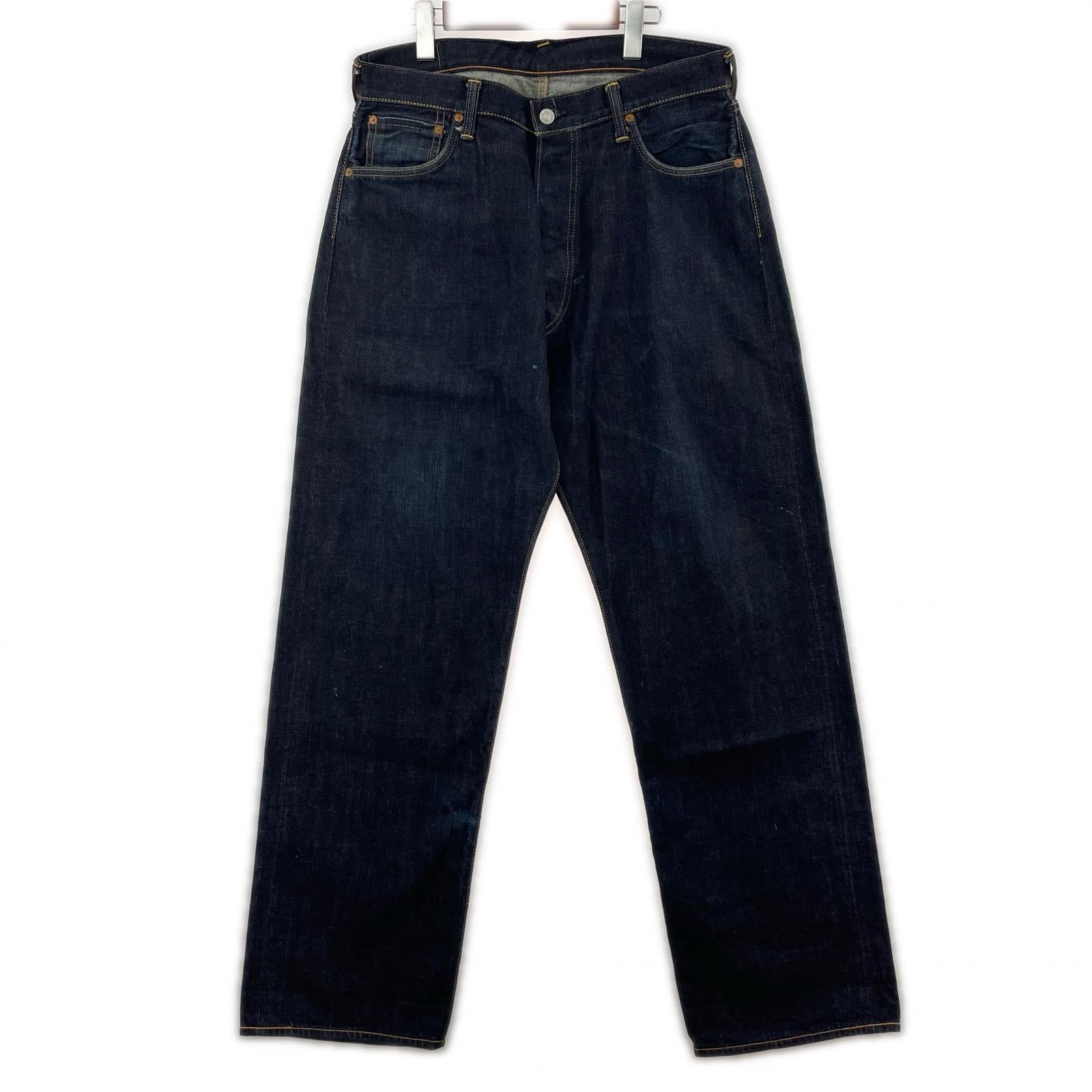 デニムパンツ 赤耳 ビッグカモメ Lot.2001 戒 ネイビー