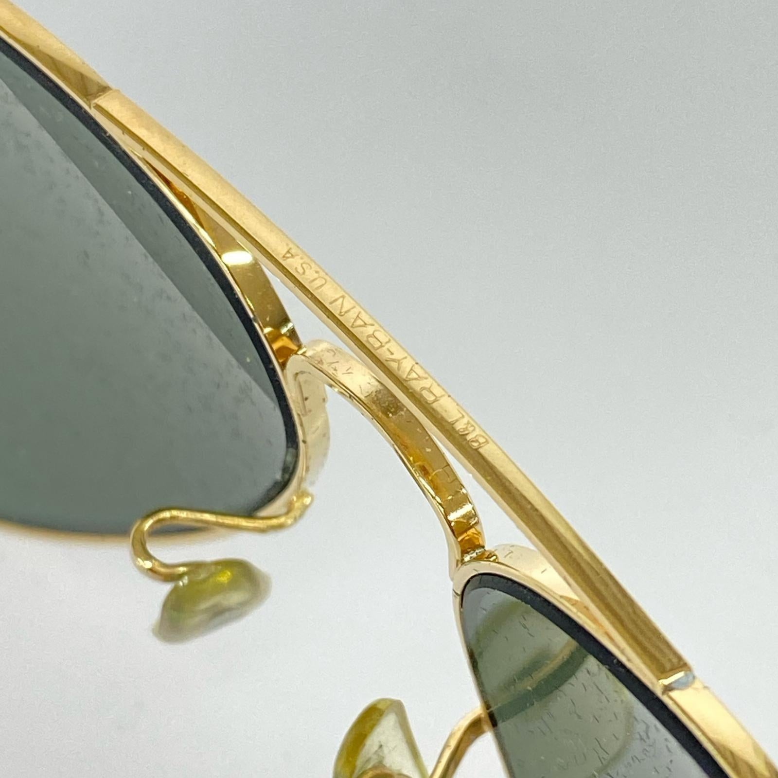 その他アクセサリー B&L アビエーター サングラス ゴールド