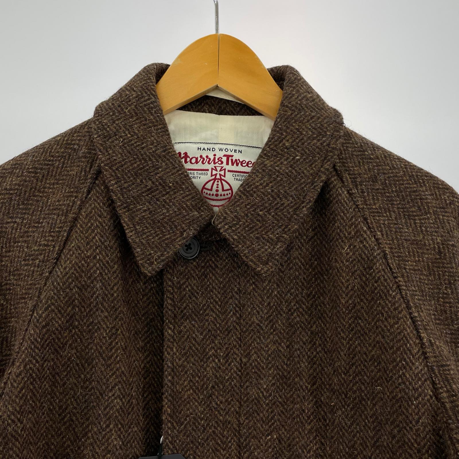 ジャケット Bal Collar Coat ヘリンボーン 茶(XS)