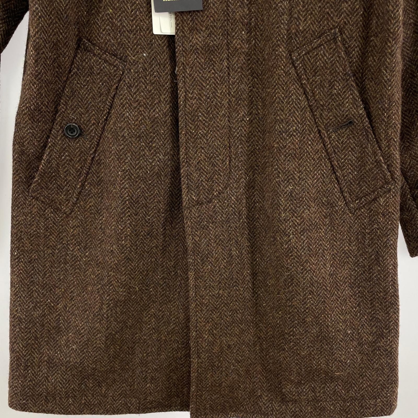 ジャケット Bal Collar Coat ヘリンボーン 茶(XS)