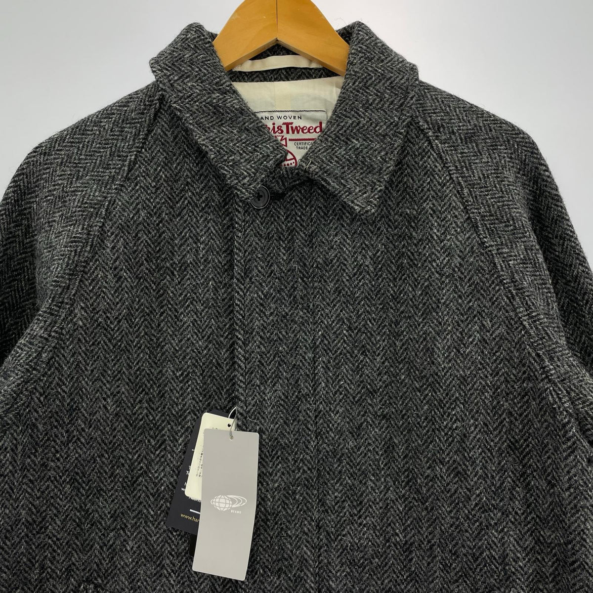 ジャケット Bal Collar Coat ヘリンボーン グレー(XS)