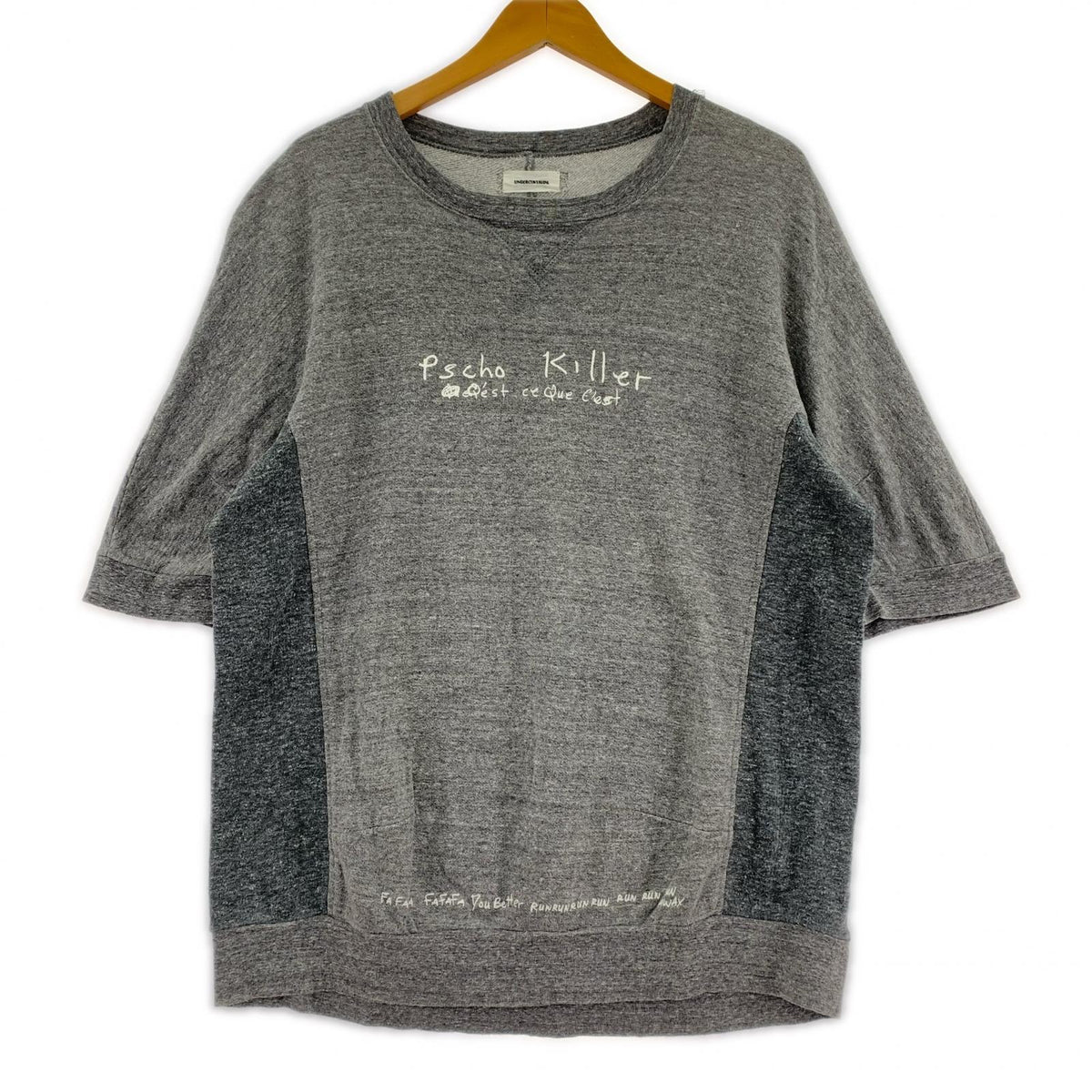 半袖Ｔシャツ UNDERCOVERISM 13SS Psycho Kille S/Sｽｳｪｯﾄ 3 ｸﾞﾚｰ 3 グレー