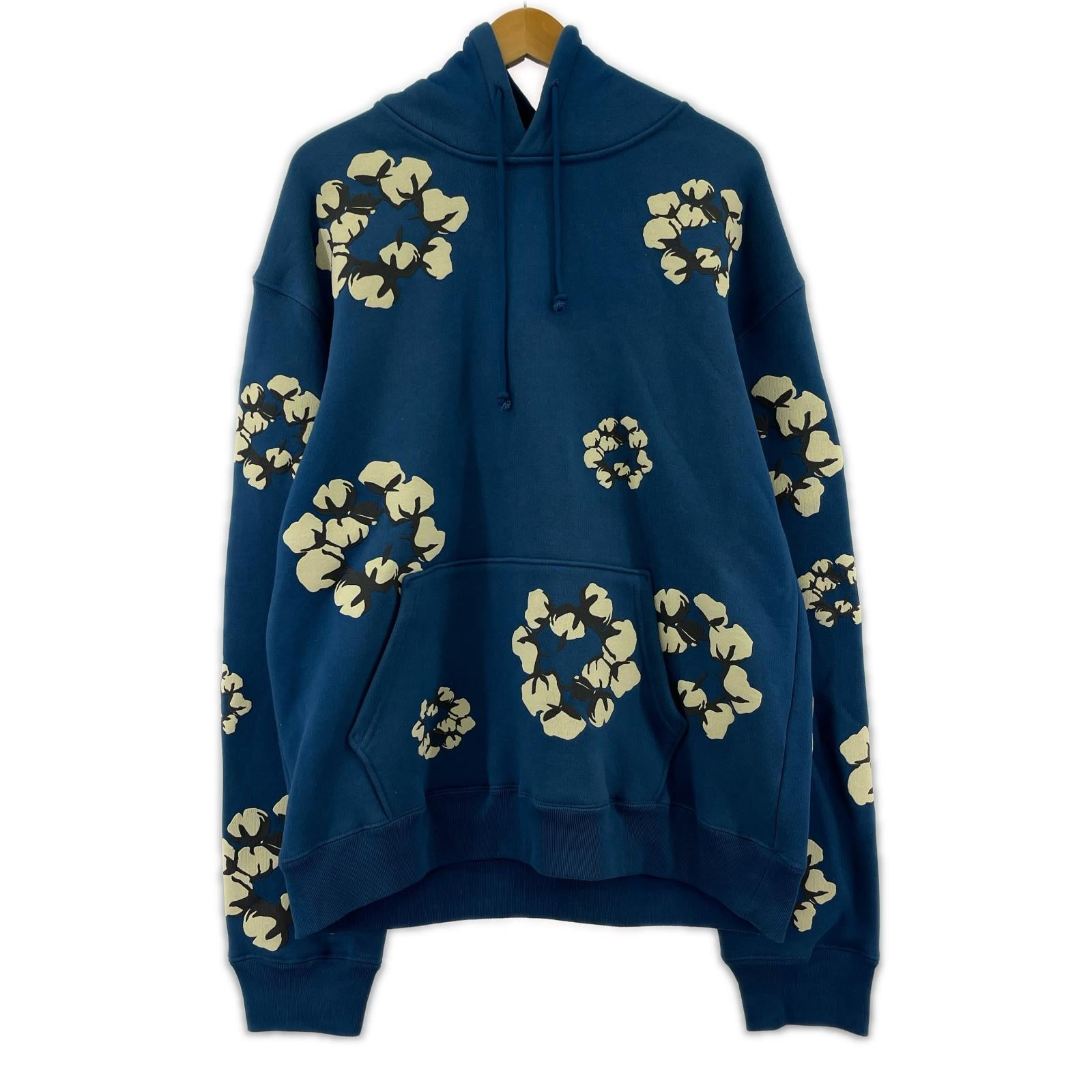 パーカー DENIM TEARS Cactus Wreath Hoodie XL BLU